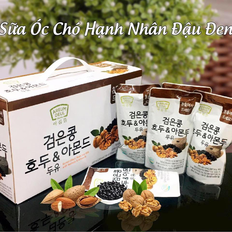 sữa óc cho hạnh nhân đậu đen Hàn Quốc tốt cho tim mạch
