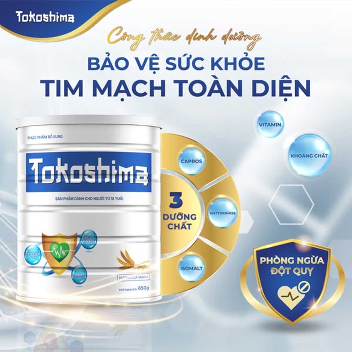 sua tokoshima rành riêng cho người cao huyết áp