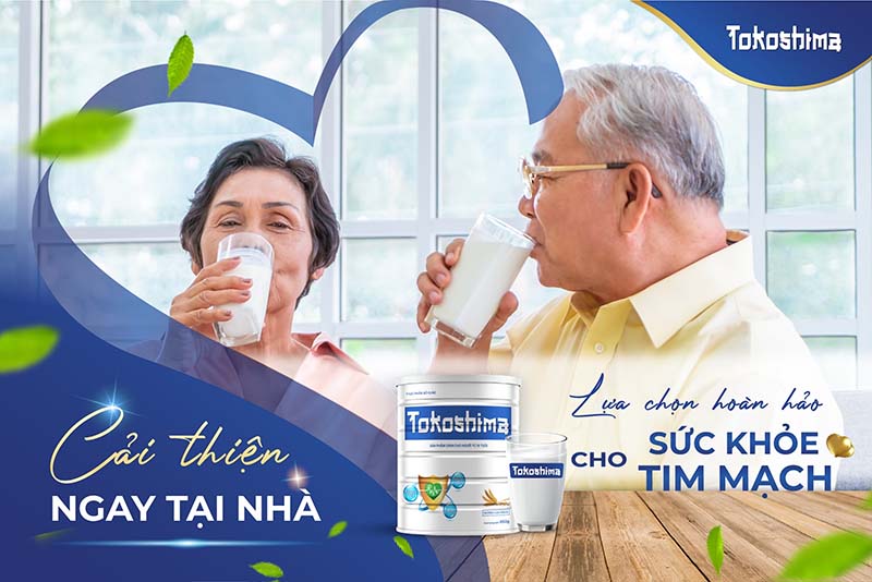 Sữa tokoshima lựa chọn hoàn hảo cho tim mạch