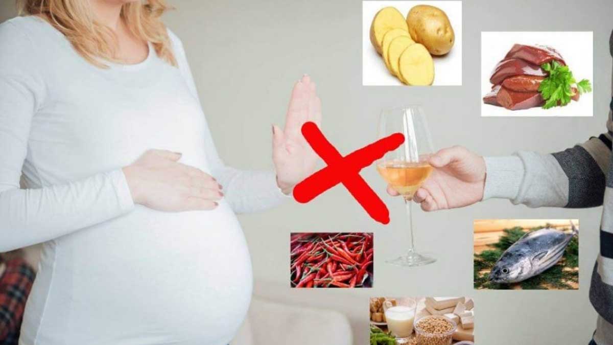 Thực phẩm bà bầu không nên ăn